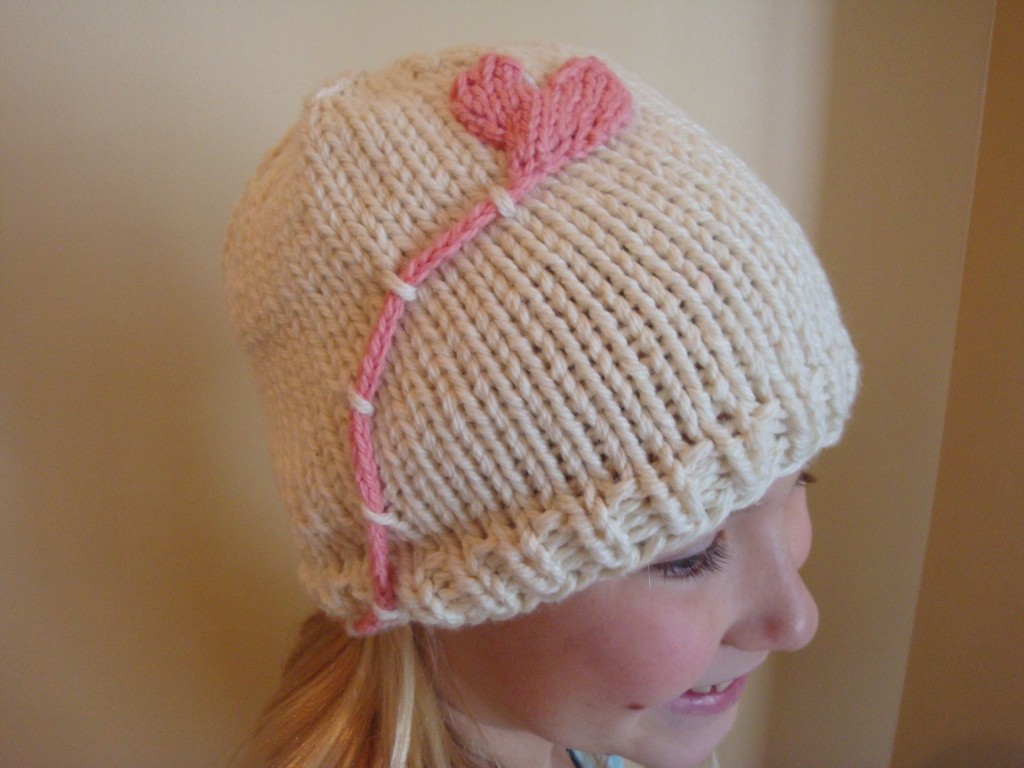 Lexie's Heart-on-a-String Hat