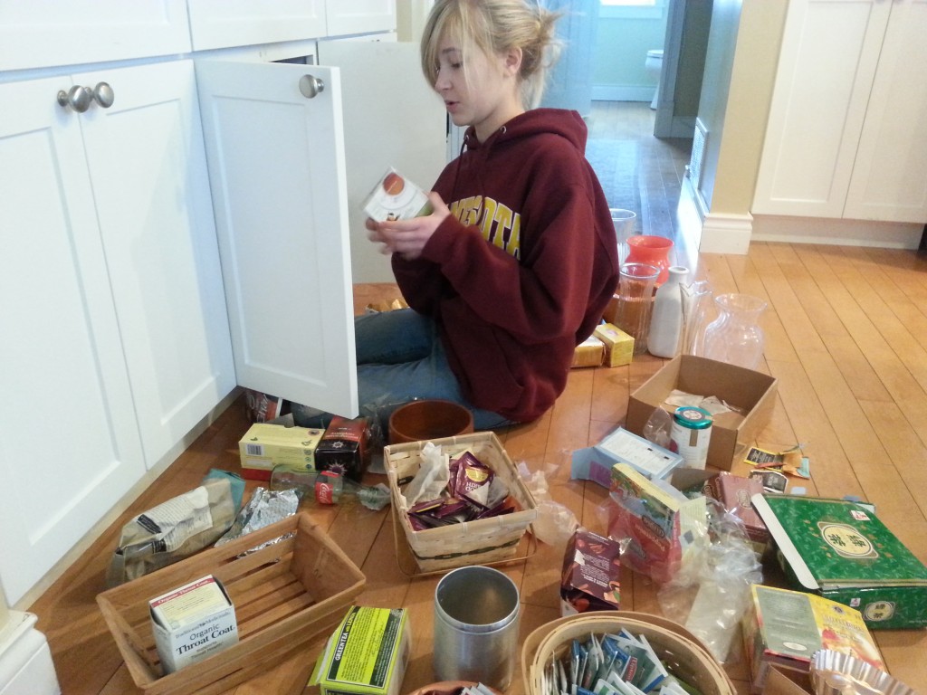 Lexie organizing