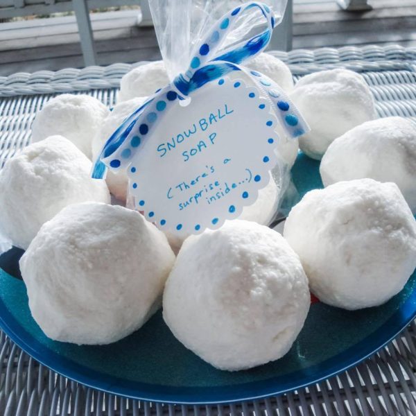 Snowball Soap (with a Hidden Surprise)